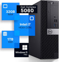 Black Hexa Core Intel i7 32GB DDR4 RAM 1TB SSD Windows 11 Professional Desktop Computer V33304