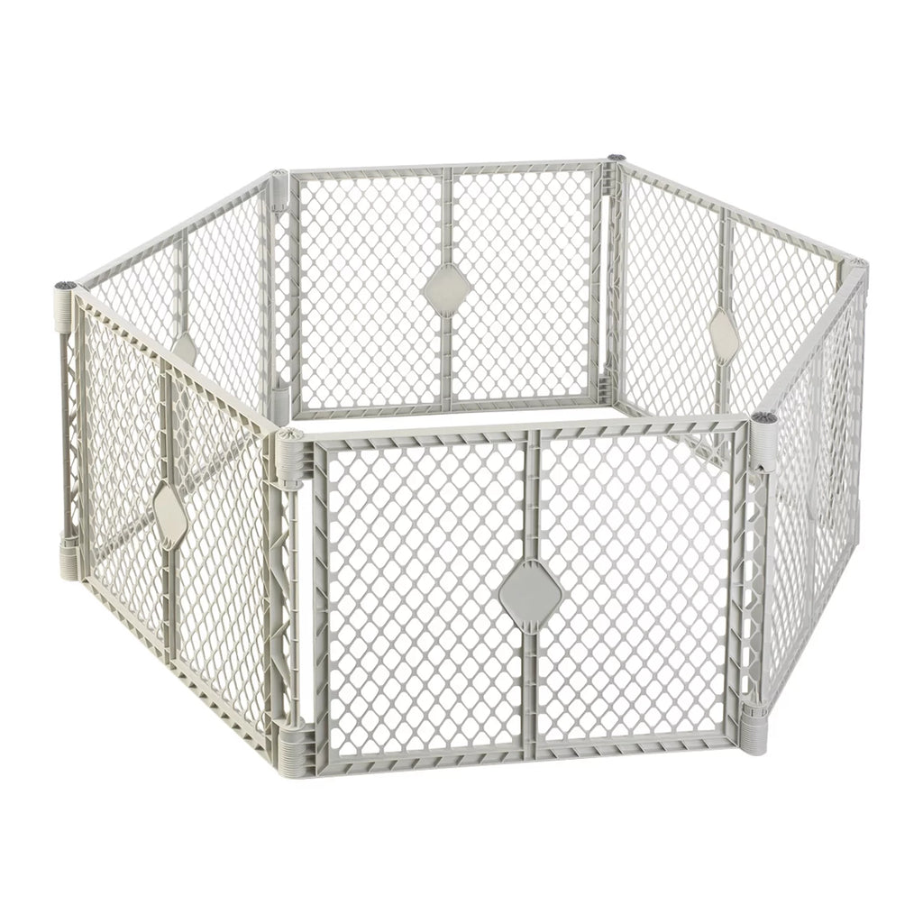 Gray Plastic Baby Play Yard Y556917