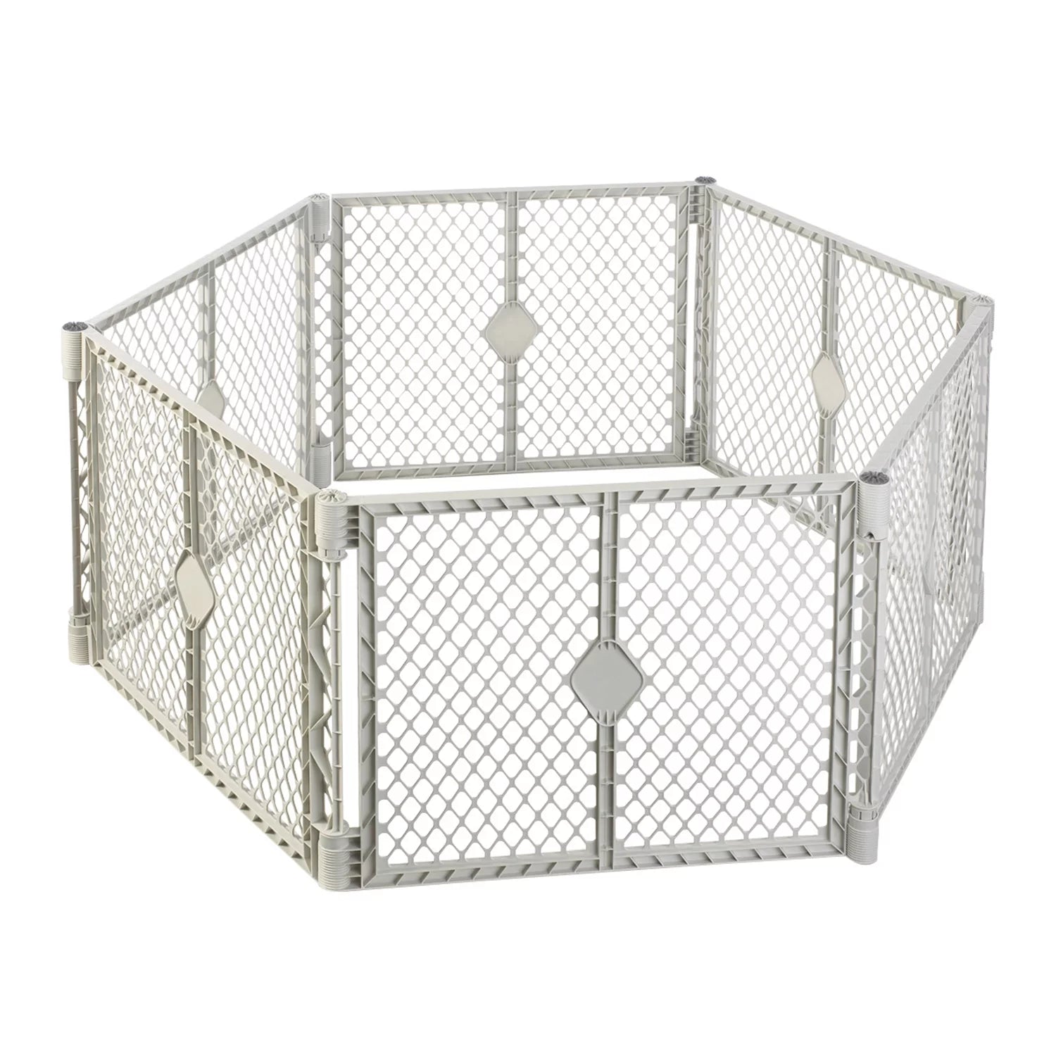 Gray Plastic Baby Play Yard Y556917