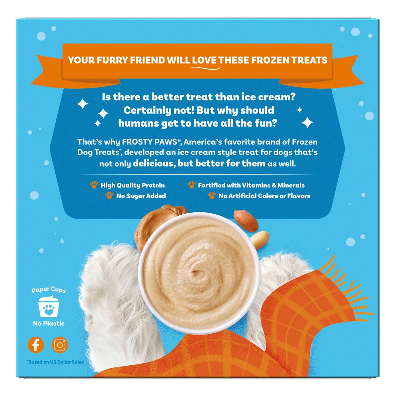Peanut Butter Frozen Dog Treats M529185