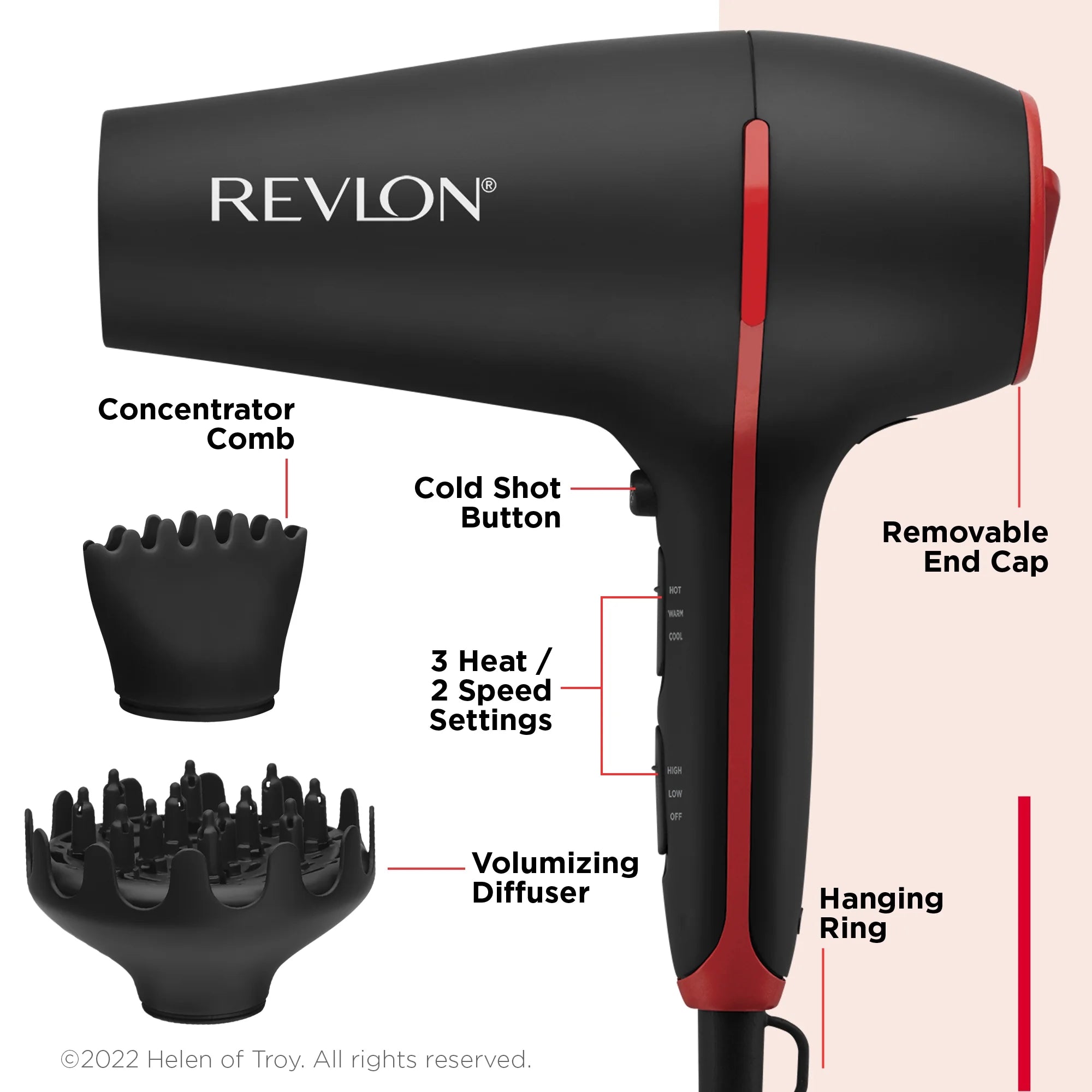 Black Ceramic Hair Dryer I514
