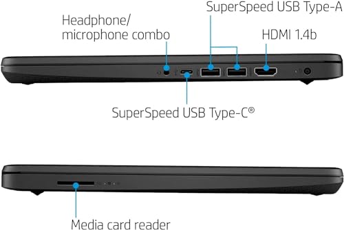 Natural Silver 14 Ultrabook with Intel 4-Core CPU, 16GB RAM, 1.6TB Storage, Win11 K4112