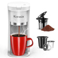 White Single Serve Coffee Maker T211671