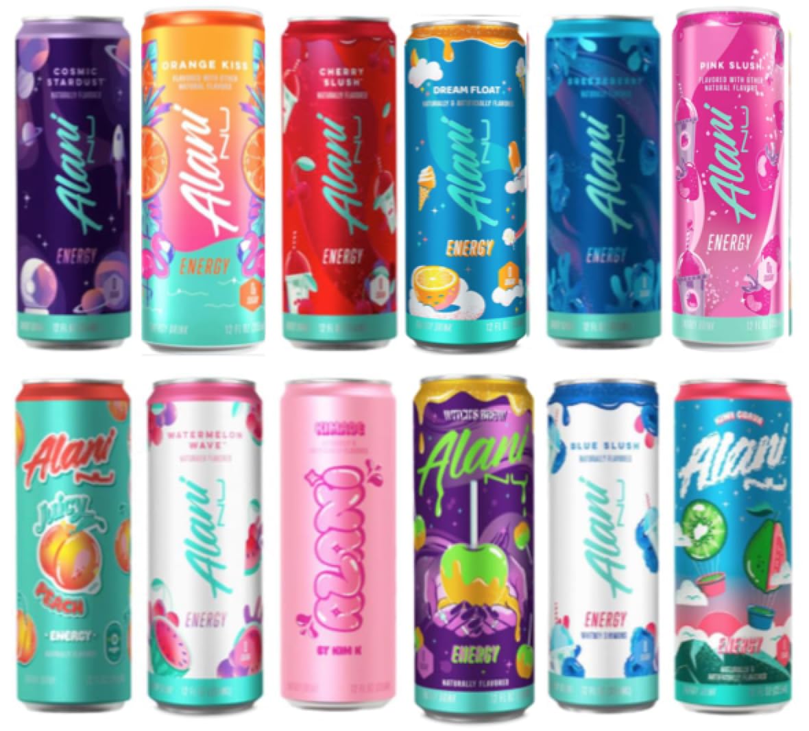 12 Cans Assorted Variety Pack Energy Drink C94923