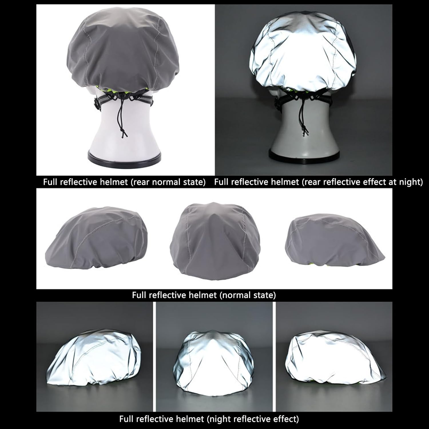 Rainproof Reflective Cycling Helmet Cover H978