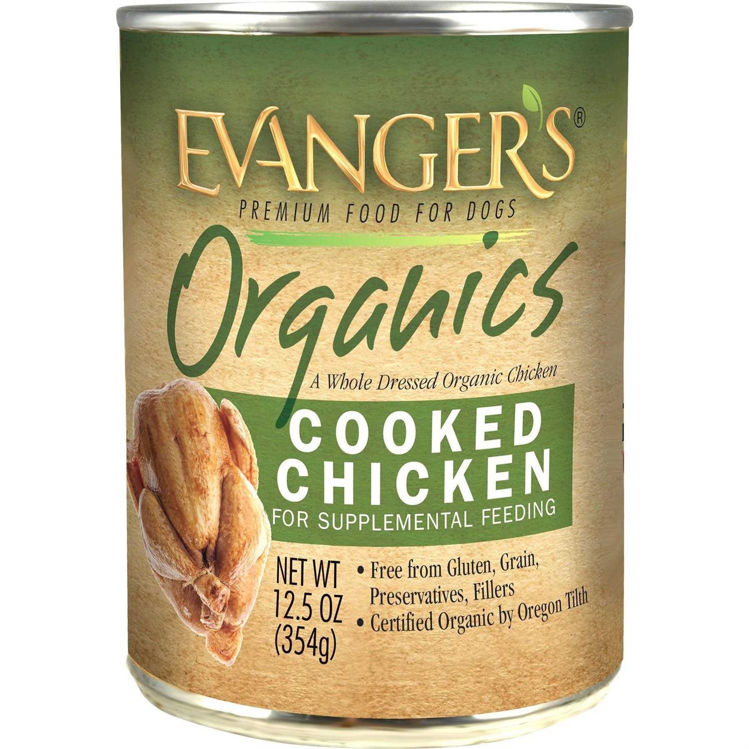 Organic Cooked Chicken Canned Dog Food K2714