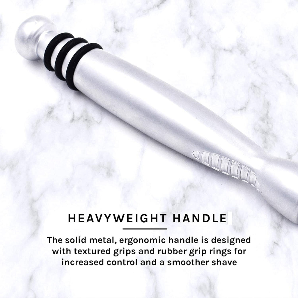 Heavyweight Triple Blade Pivot Head Razor Q468571