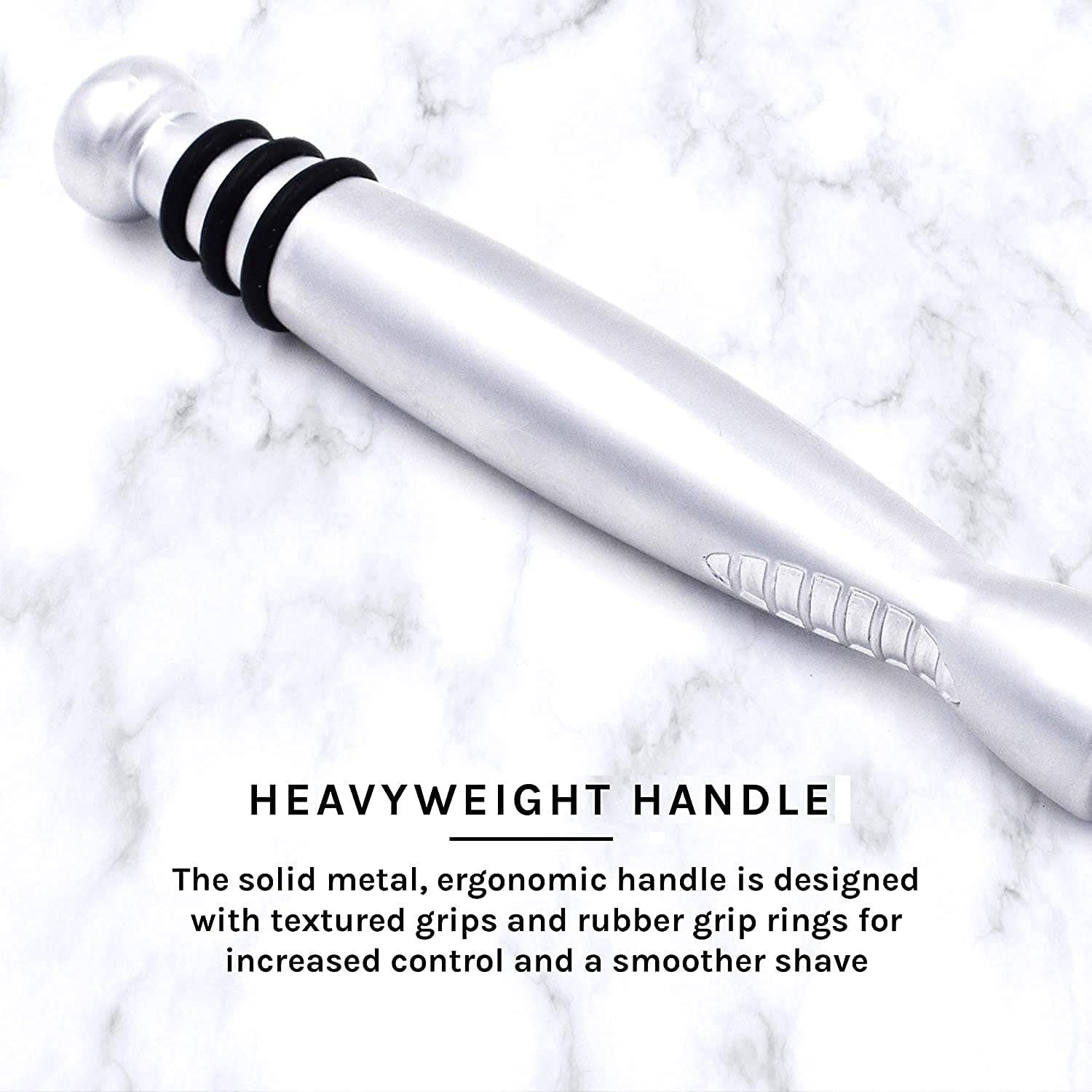 Heavyweight Triple Blade Pivot Head Razor Q468571