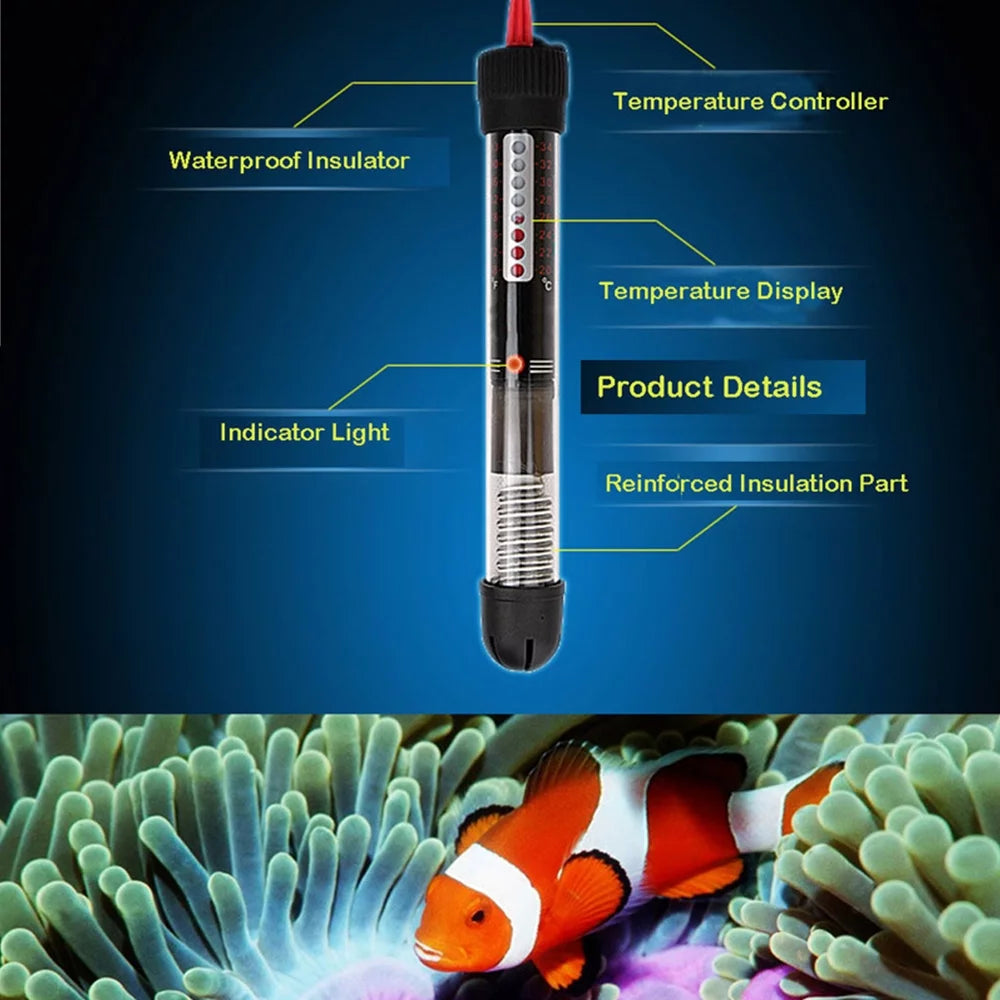200W Adjustable Submersible Aquarium Heater T397129