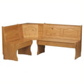 Natural Wood Corner Bench O762777