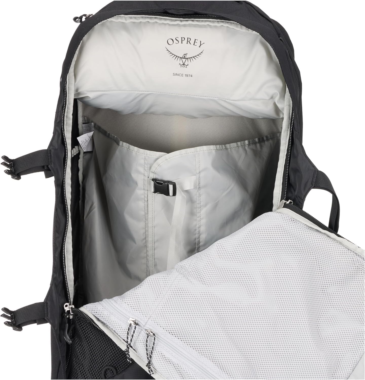 Black 65L Wheeled Travel Pack F7707