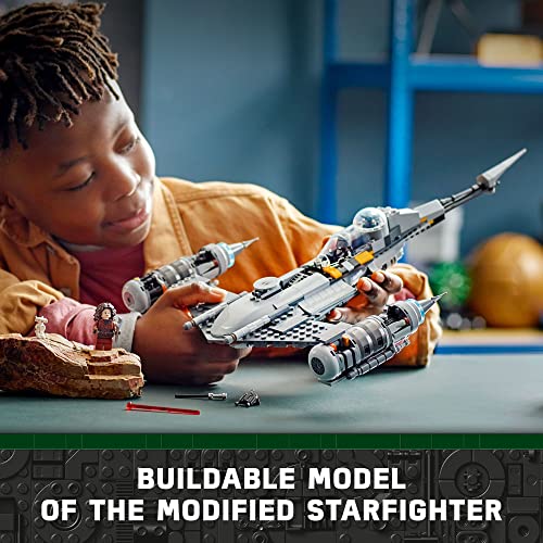 LEGO Star Wars N-1 Starfighter Building Set with Baby Yoda Grogu and Droid Toy Figures H3840