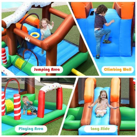 Kids Inflatable Bounce House Slide Climber Bouncer N36052