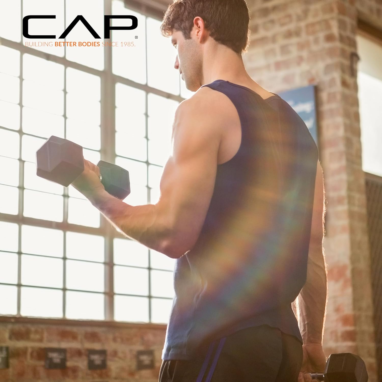 10-Pound Coated Dumbbell with Padded Grip G2647