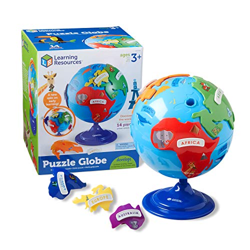 14 Pieces Puzzle Globe U6293