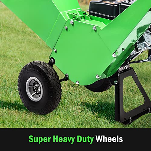 7HP Gas Powered Wood Chipper Shredder Mulcher S124516