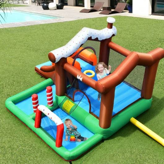 Kids Inflatable Bounce House Slide Climber Bouncer N36052