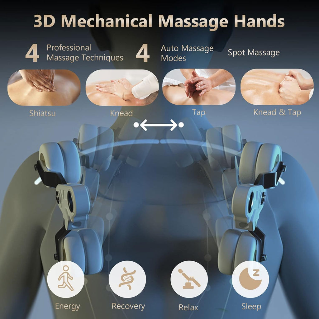 3D Electric Zero Gravity Shiatsu Massage Recliner Chair with SL Track X6535