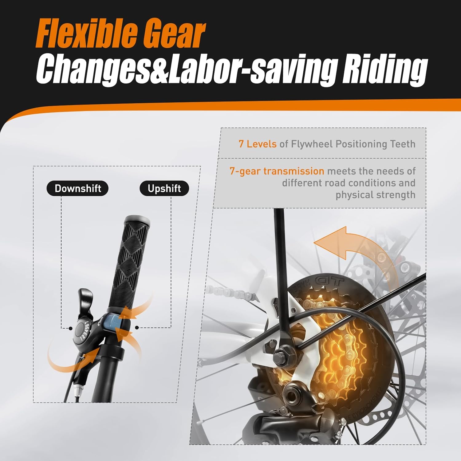 20-inch 7 Speed Folding Bicycle with Disc Brake M8973