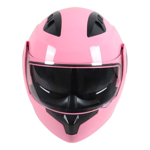 Dual Visor Flip up Modular Full Face Helmet C3665