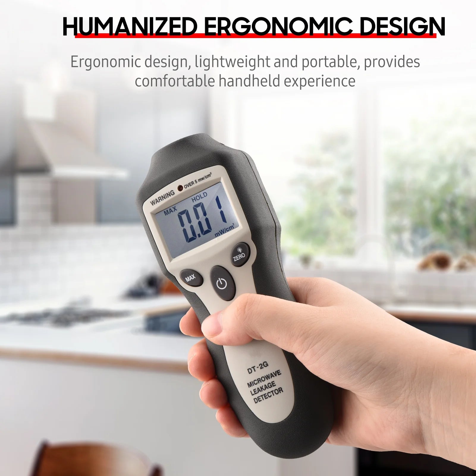 Handheld Microwave Leakage Detector with Digital LCD Display P2818