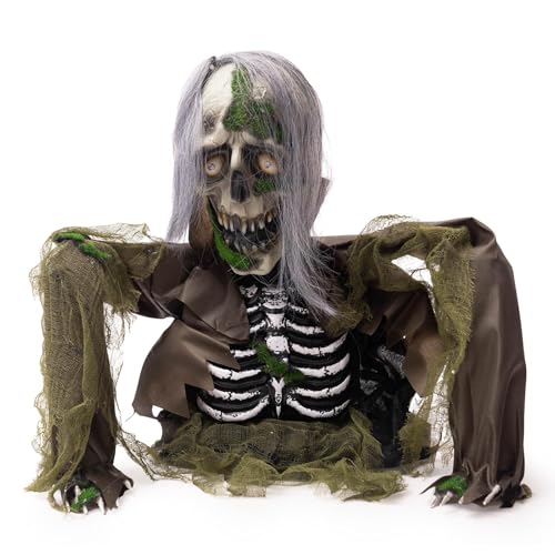 Animatronic Zombie Groundbreaker with Light and Sound P8186
