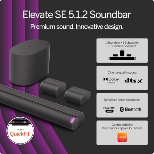 5.1.2 Soundbar with Wireless Subwoofer and Bluetooth O532479