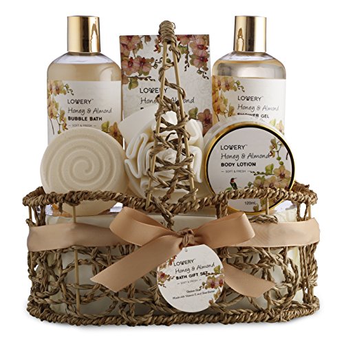 Spa Honey Almond Scent Bath & Body Set I922770