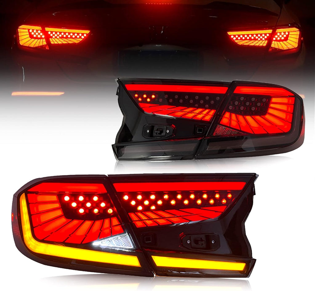 Smoked LED Tail Lights Pair 4Pcs L948