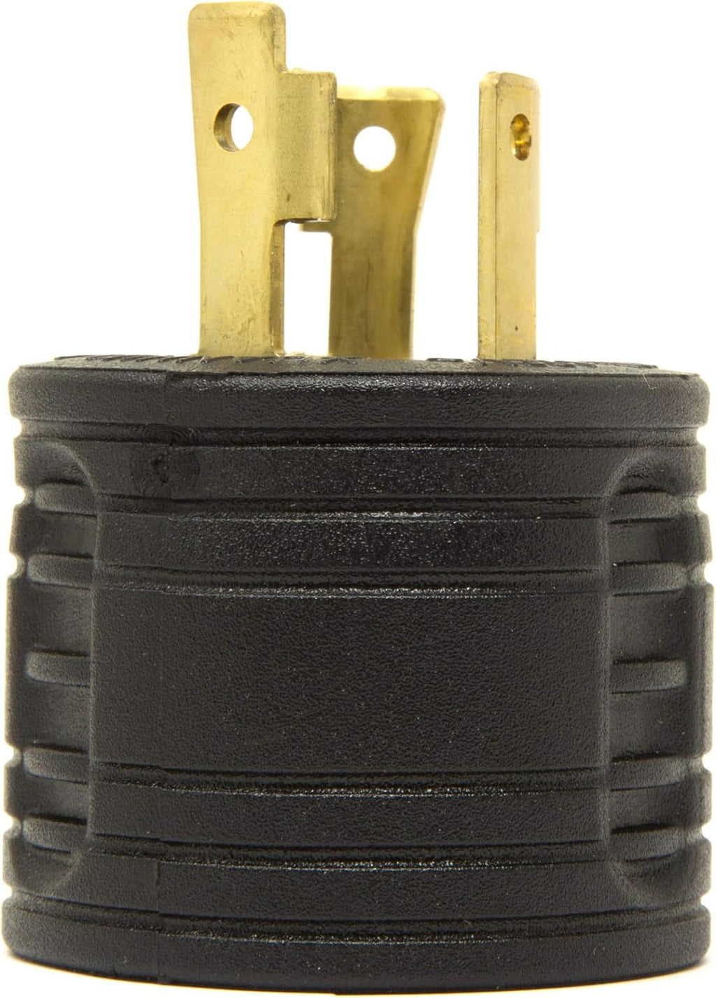 Black 30-Amp Generator to RV Adapter F807