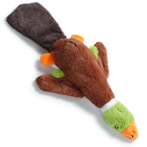 2-in-1 Crinkle Dog Toys, 20.5" Large Size Stuffless Dog Toys R4925