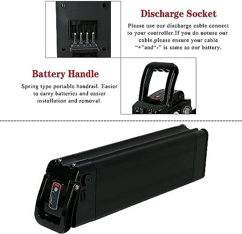 36V 48V 10Ah 12.5Ah 15Ah 18Ah 20Ah Rechargeable Lithium Battery Pack S12024