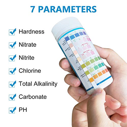 7 in 1 Aquarium Test Strips 100 Strips Z5332