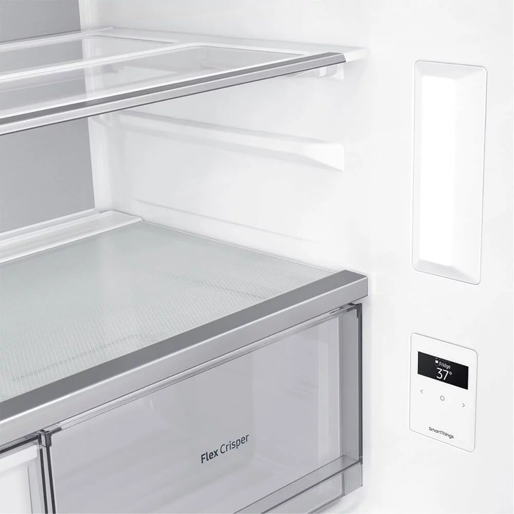 Black Stainless Steel French Door Freestanding Refrigerator D609