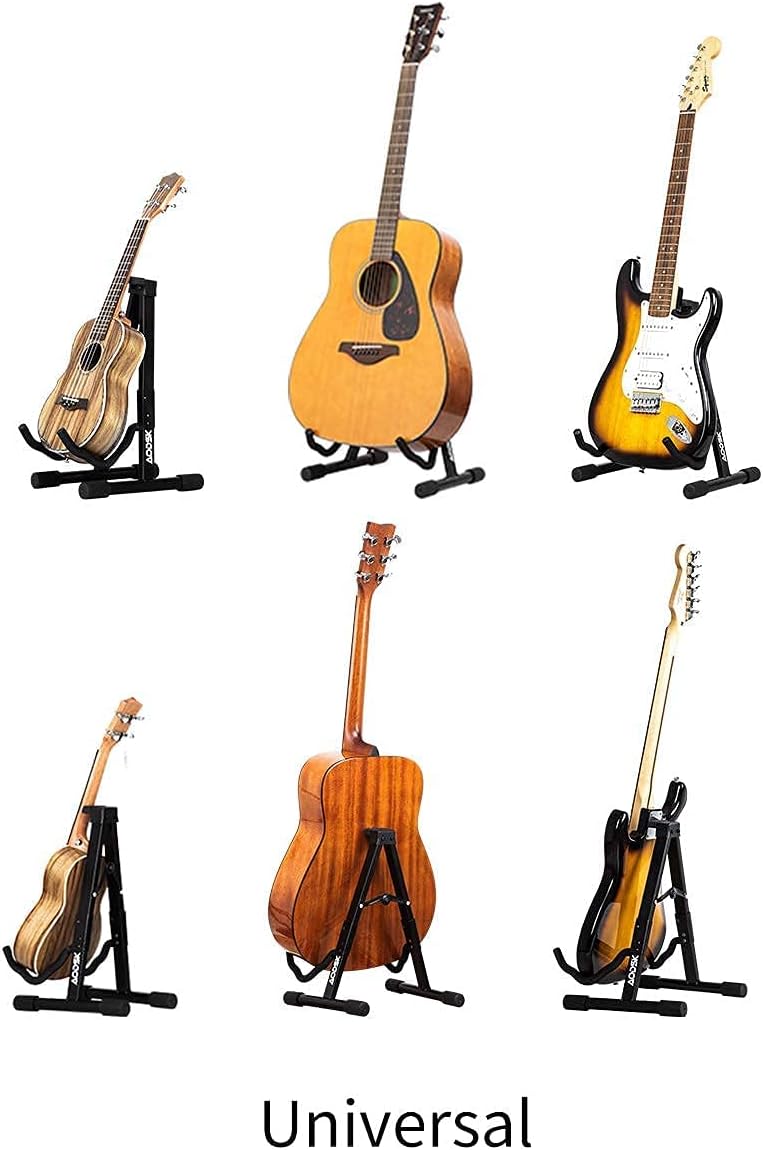 Mahogany 23 Inch Concert Ukulele with Folding Guitar Stand O90195