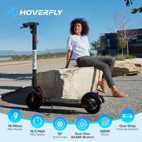 Electric Scooter with 10" Solid Tire, 300W Motor, Foldable P930353