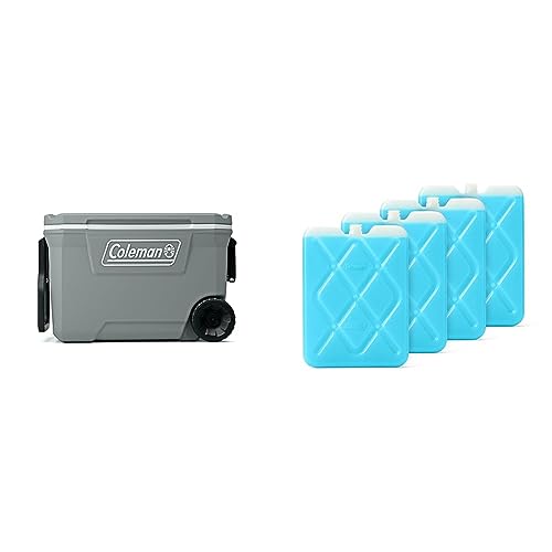 Insulated Portable Cooler with Heavy Duty Wheels, 100+ Can Capacity Y863