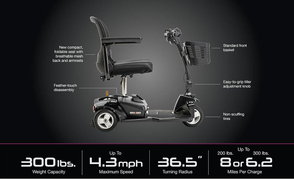 3-Wheel Mobility Scooter B648