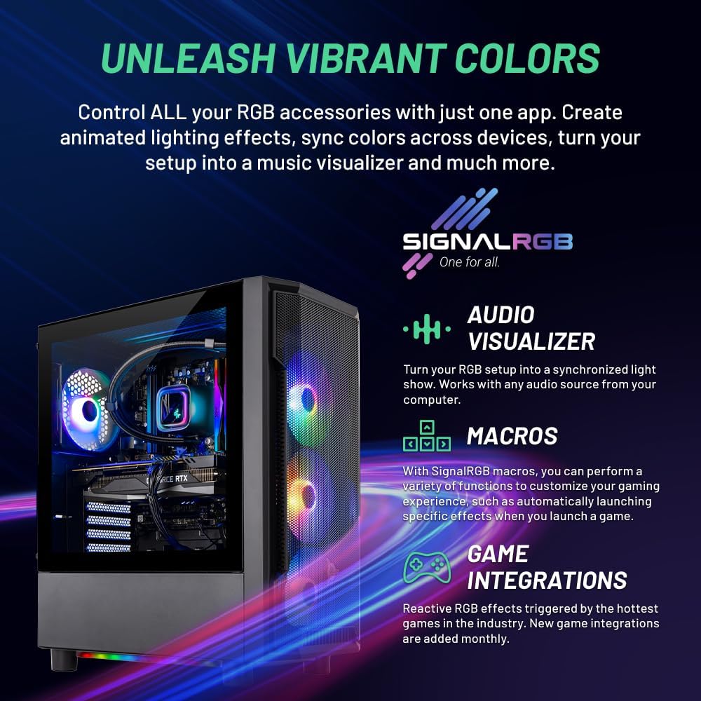 Black Gaming PC Desktop W46426
