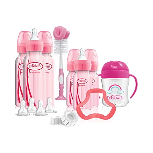 Pink Baby Bottle Gift Set and Sterilizer and Dryer M914369