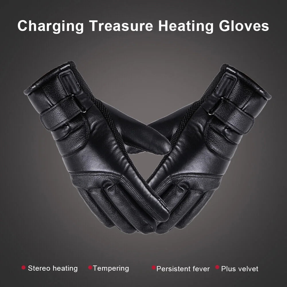 USB Powered Heated Waterproof Touchscreen Gloves L617