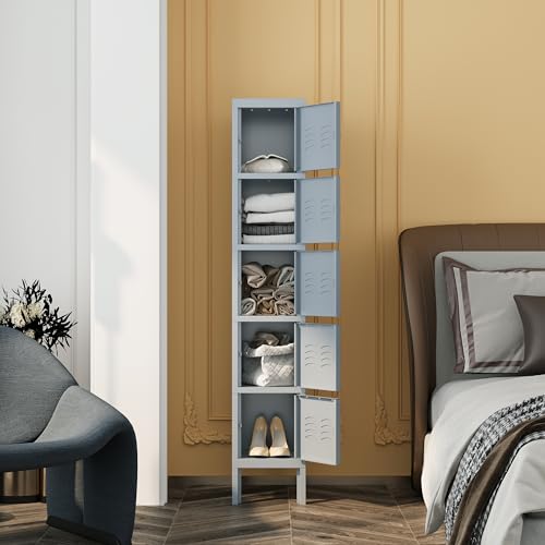 66" Tall Steel Storage Locker with 3 Doors F931892
