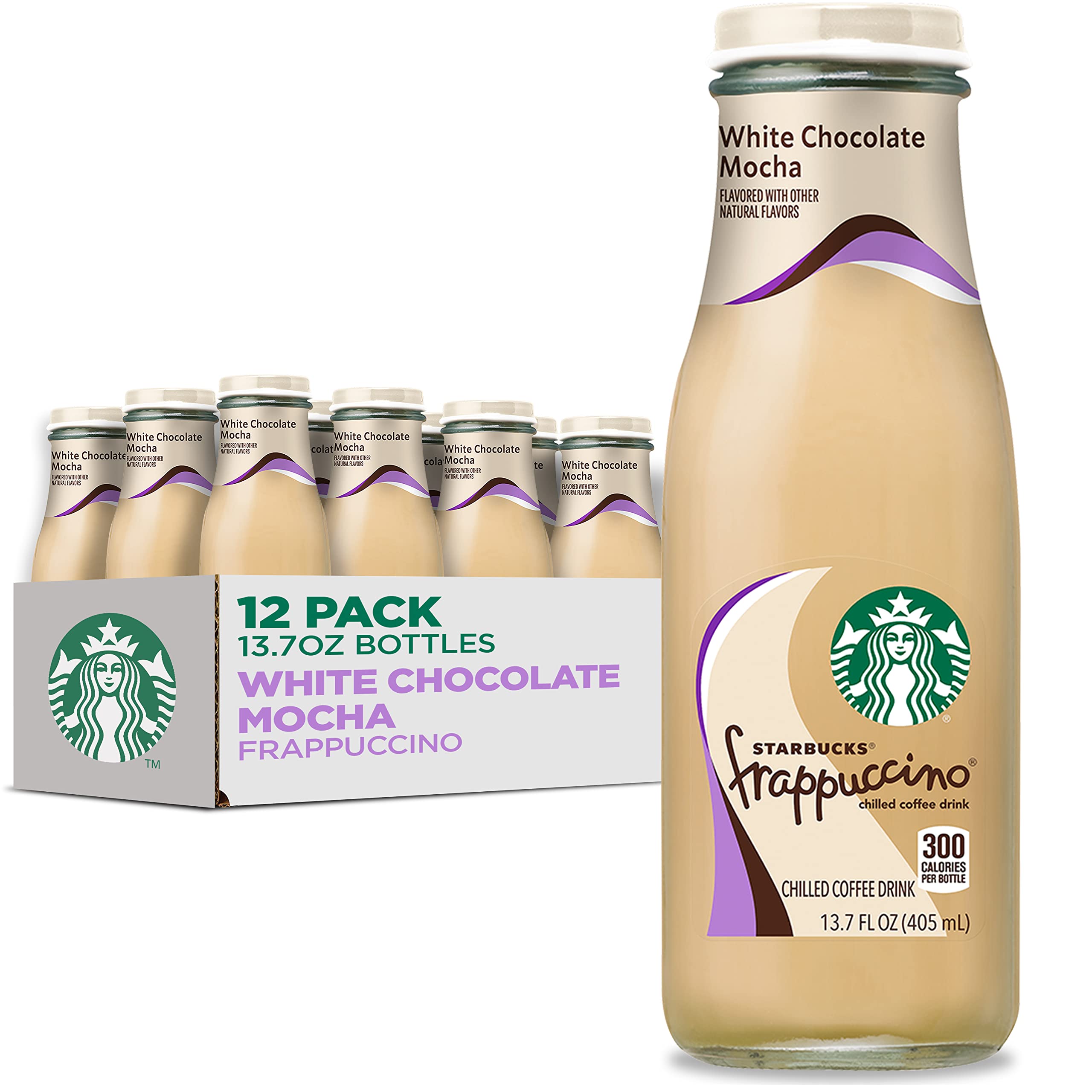 White Chocolate Mocha Coffee Drink 13.7 Fl Oz Bottles (12 Pack) N786