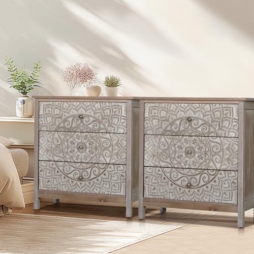 3 Drawer Dresser Set of 2 X95800