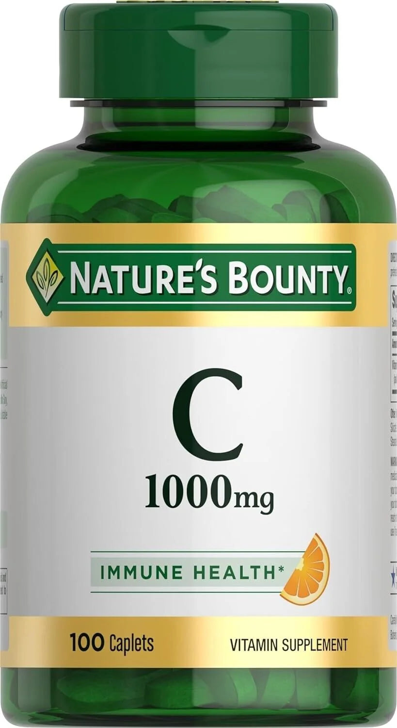 1000mg Vitamin C Supplement, 100 Capsules E963