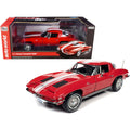 Riverside Red with White Stripes 1/18 Diecast Model Car L395524