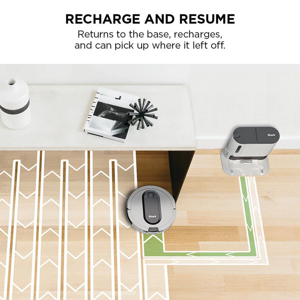 White Robot Vacuum with Self-Empty Base X29047