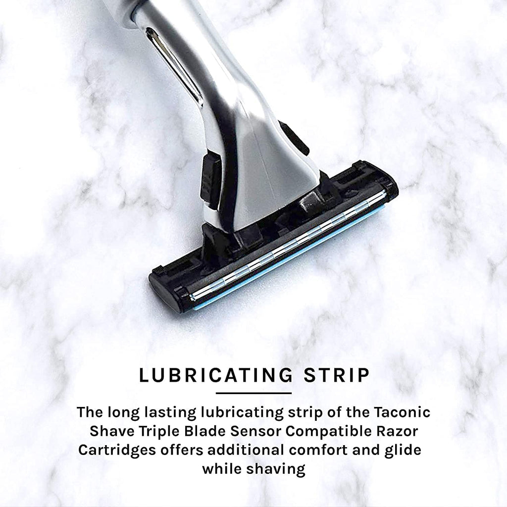 Heavyweight Triple Blade Pivot Head Razor Q468571