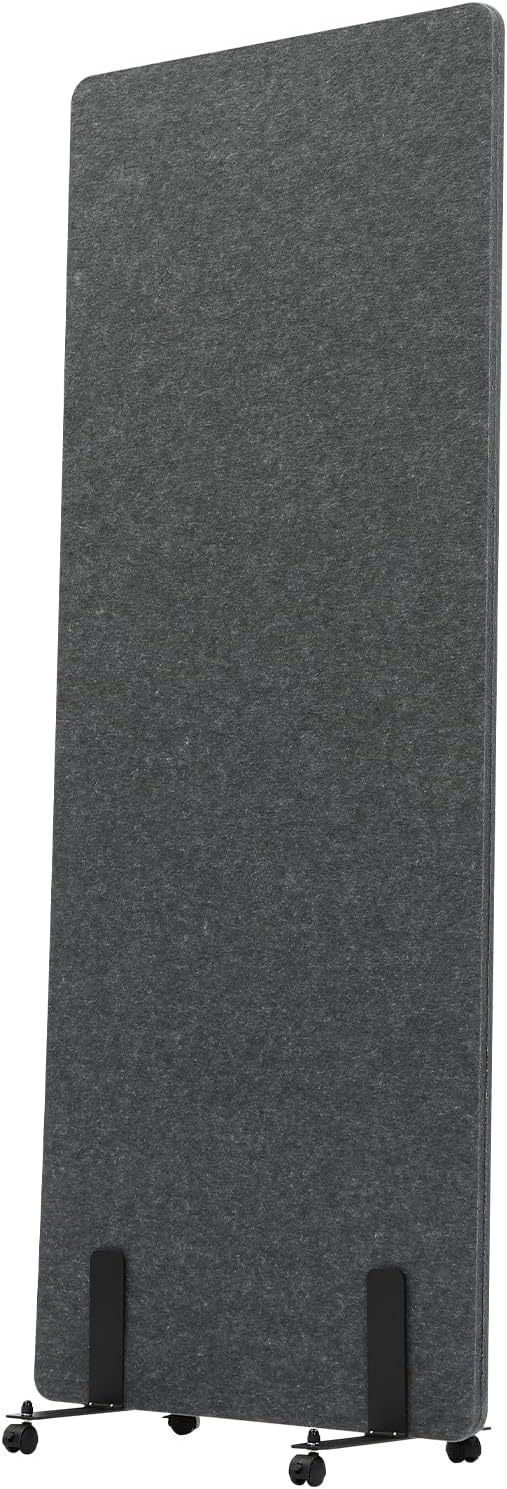 Dark Gray Freestanding Acoustic Room Divider Panel H318