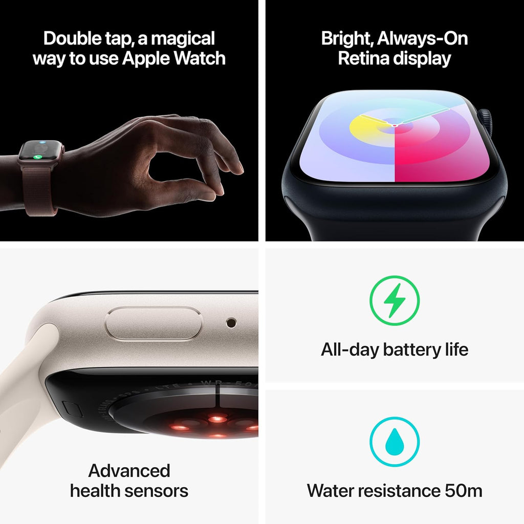 Midnight Aluminum 41mm Smartwatch with Sport Loop U7774